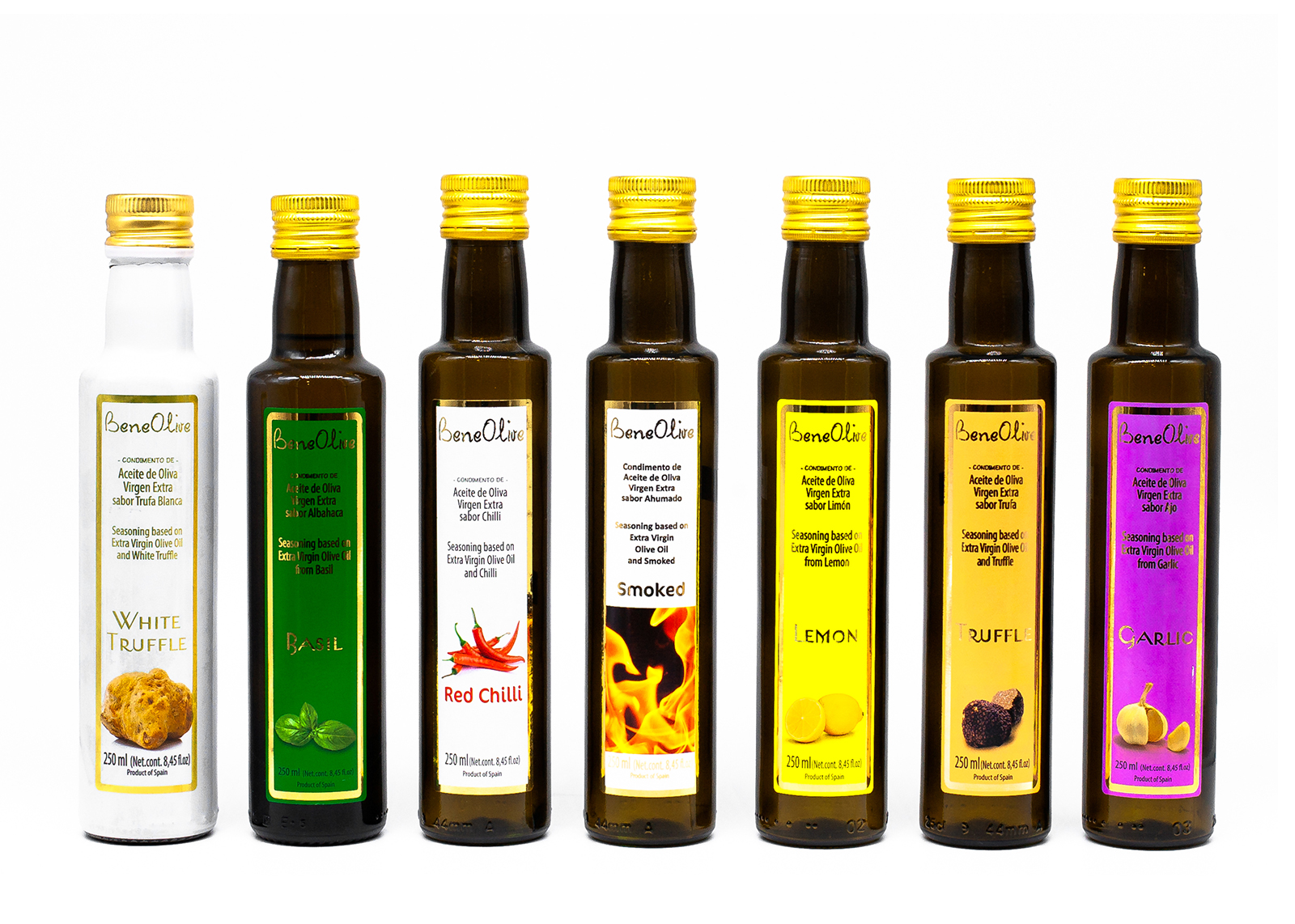 Beneolive aromatisierte Öle